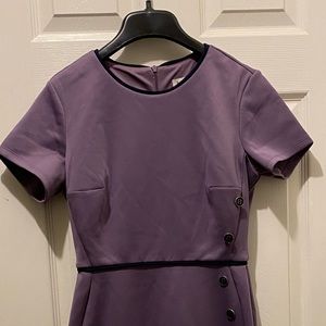 Purple business dress